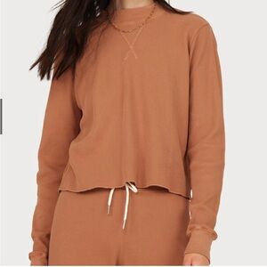 Good Condition Brown Mate the Label Cropped Thermal